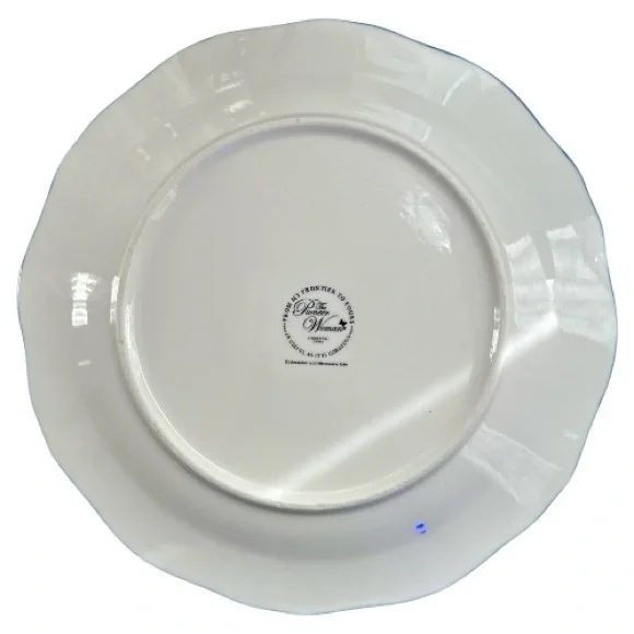 💐 Pioneer Woman Heritage Floral Rose 4 Dinner Plates - Picture 7 of 13